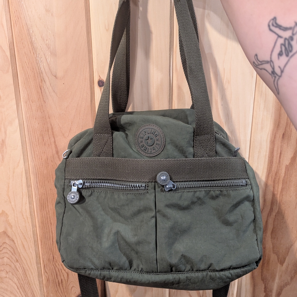 Kipling Men's Duffel Bag in Olive